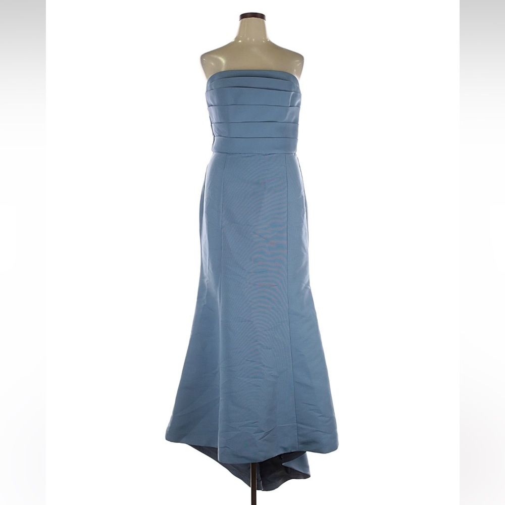 Amsale Dusk Blue Gown Size 18